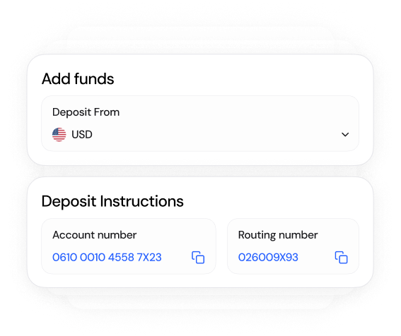 Deposit Instructions