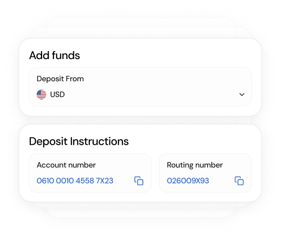 Deposit Instructions